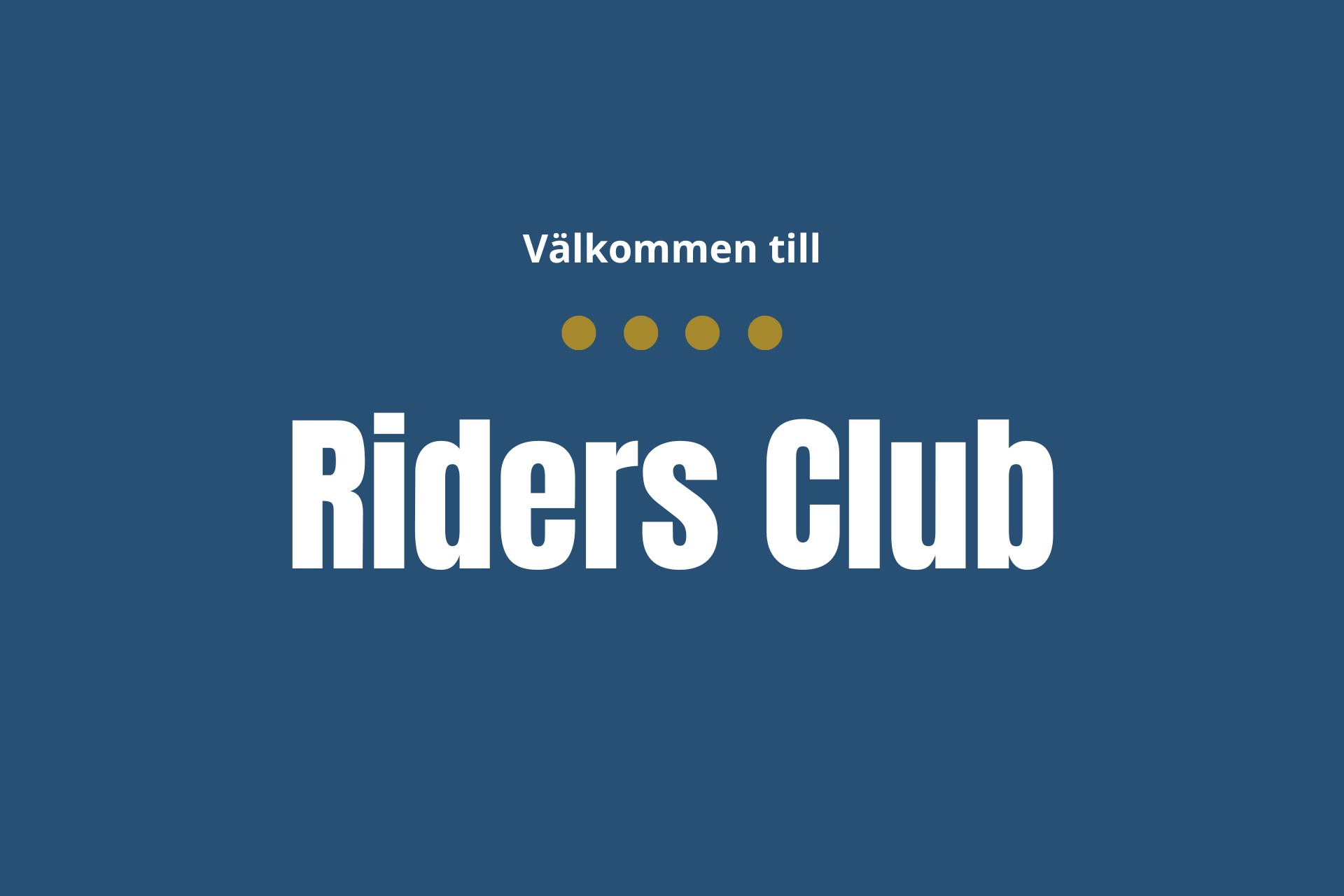 Riders Club med hoppdomare